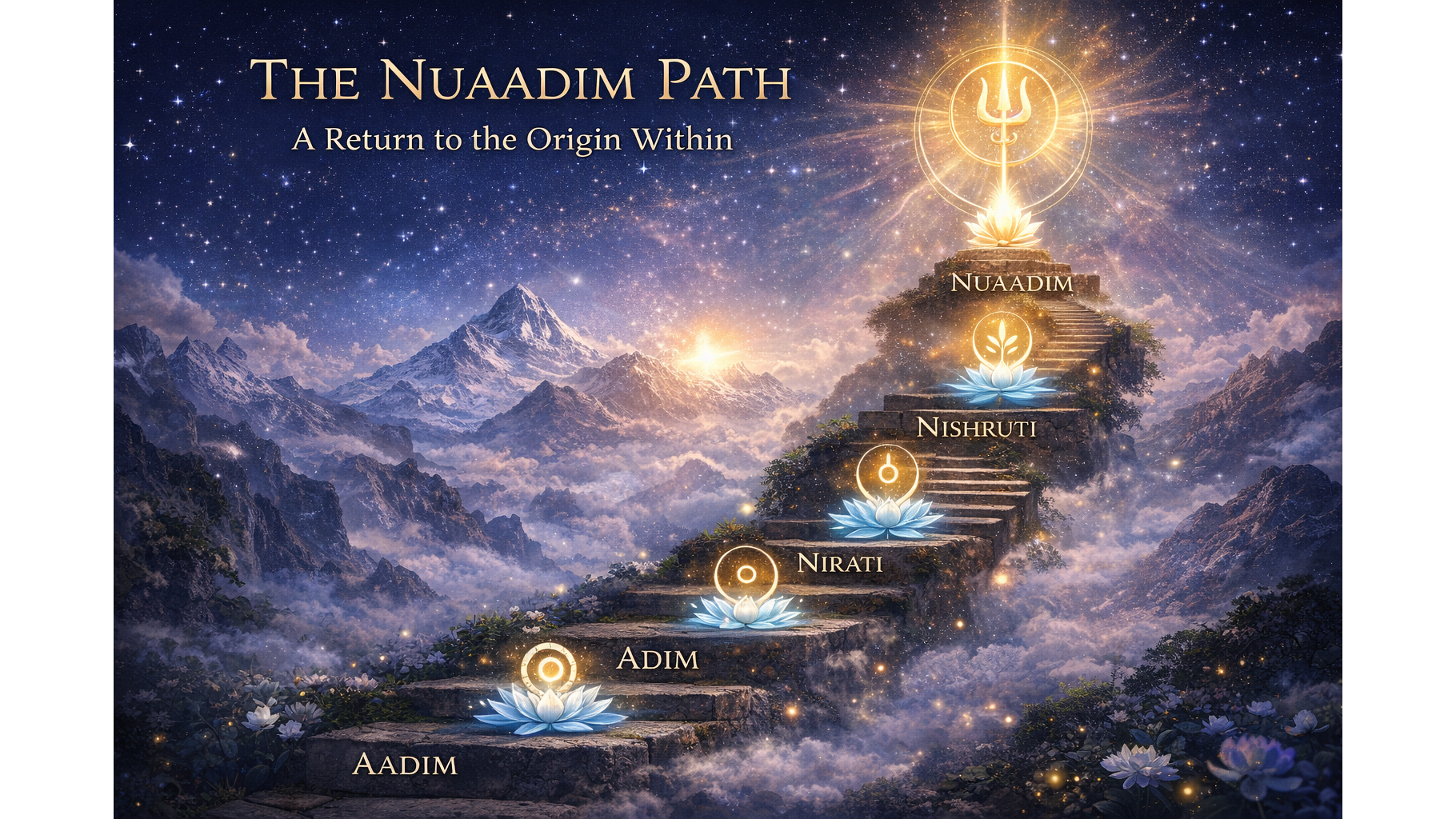 Aadim: The Beginning That Never Left  Aadim is not a name. It is the first movement of awareness, uncreated and untouched.  Aadim is the origin that does not belong to time. It is the still center from which all longing, love, and becoming arise.  To reme